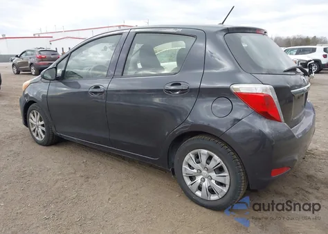 2013 Toyota Yaris L/Le/Se из США, поврежденный, VIN JTDKTUD39DD557984